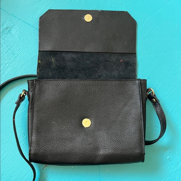 Original hand-painted mystic eye upcycled crossbody bag - Picture 4 of 6